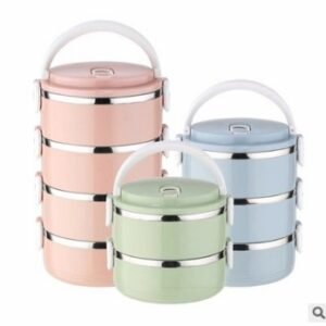 Cute Japanese Lunch Box For Kids School Portable Food Container Stainless Steel