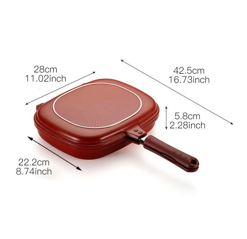 Double Side Frying Pan Non-stick Flip Frying Pan - Image 9