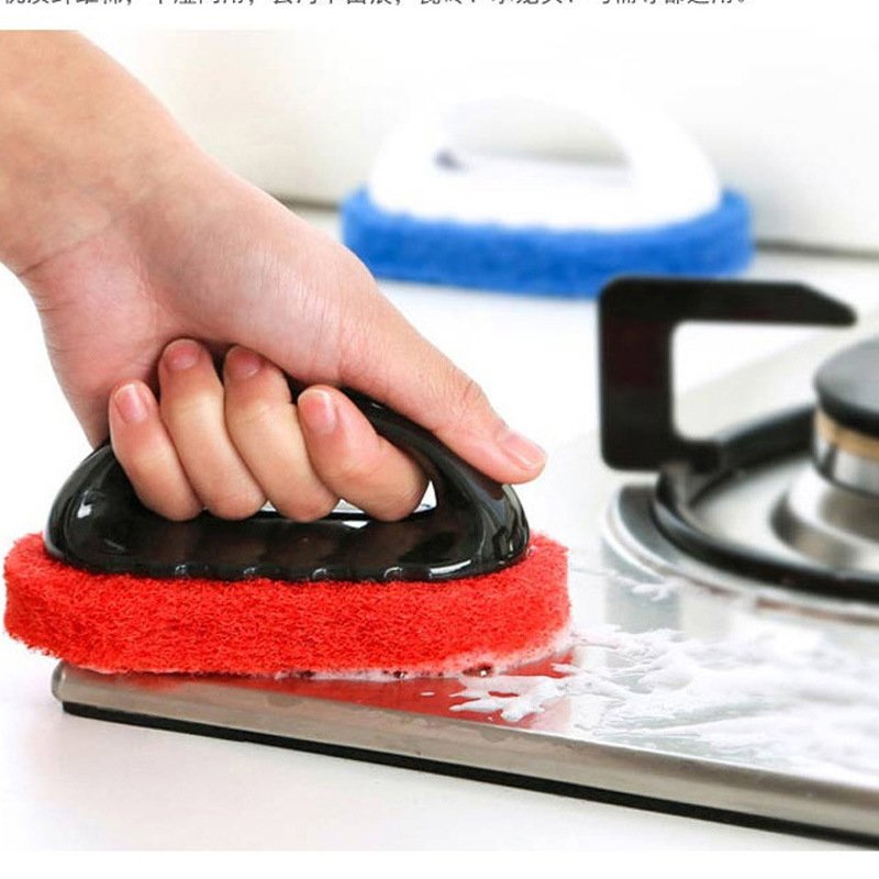 Strong decontamination clean brush bathtub brush magic sponge ceramic brush kitchen ware wash pan sponge - Image 6