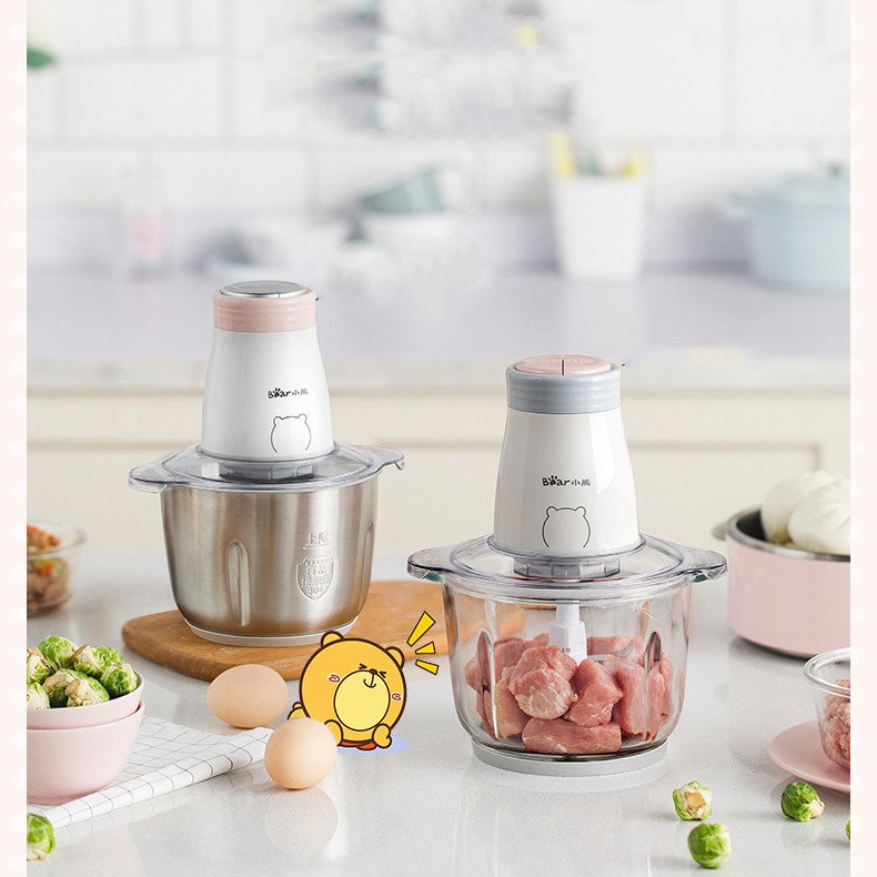 Household Electric Multi-function Small Vegetable Chopper Blender Cooking Machine - Image 3